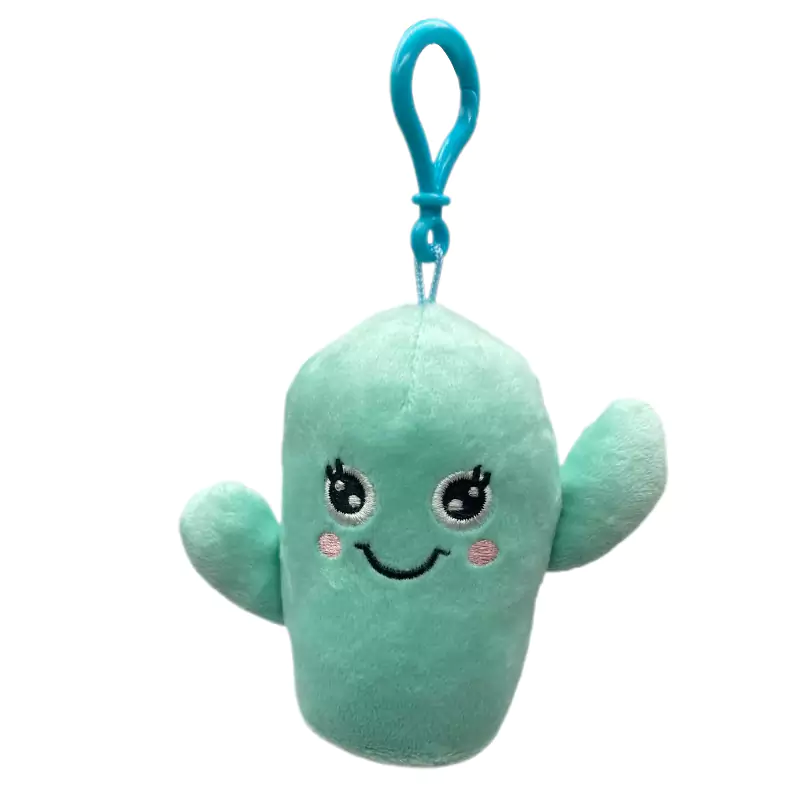 Cute Greenery Cactus Plys nøglering