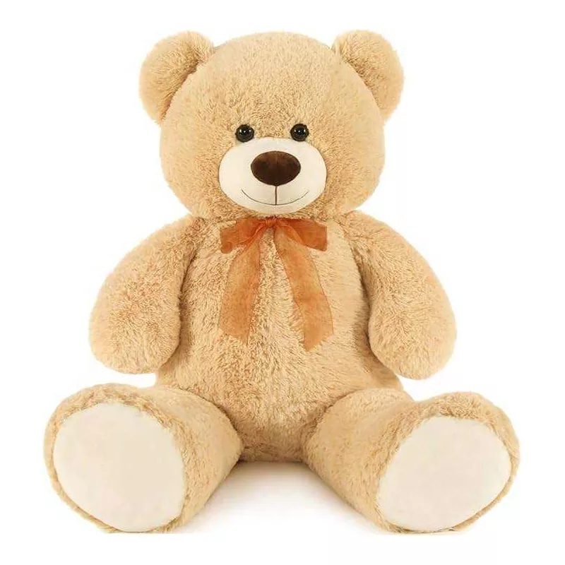 Kæmpe brun bamse plyslegetøj