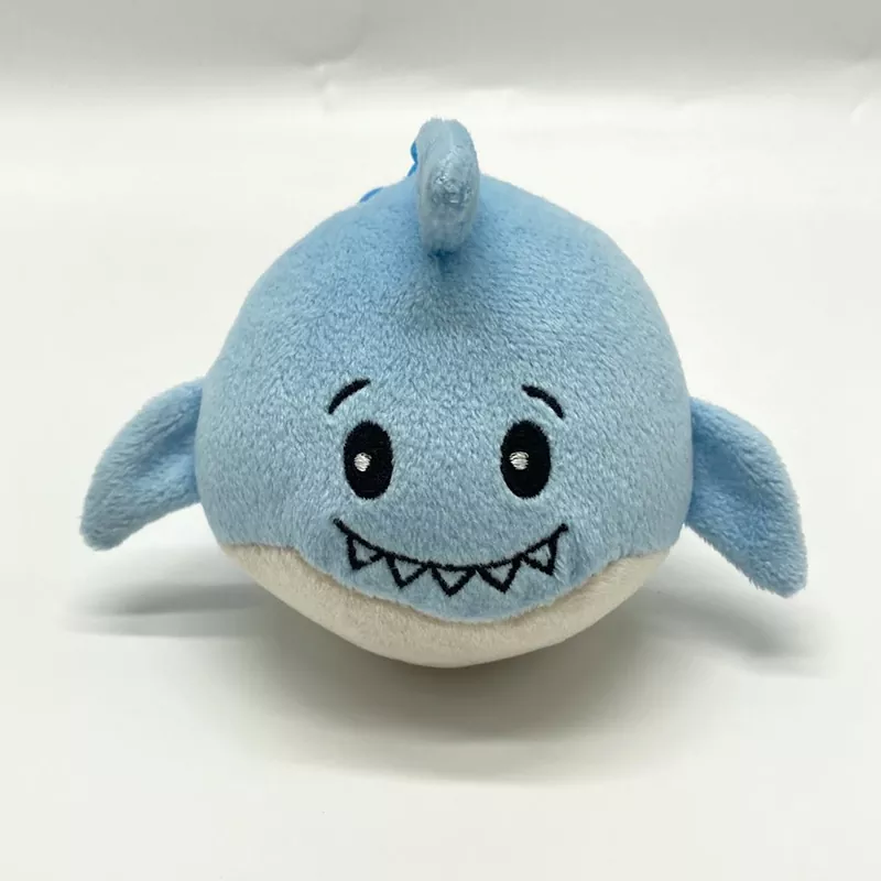 Blue Lovely Shark Plush Keychain