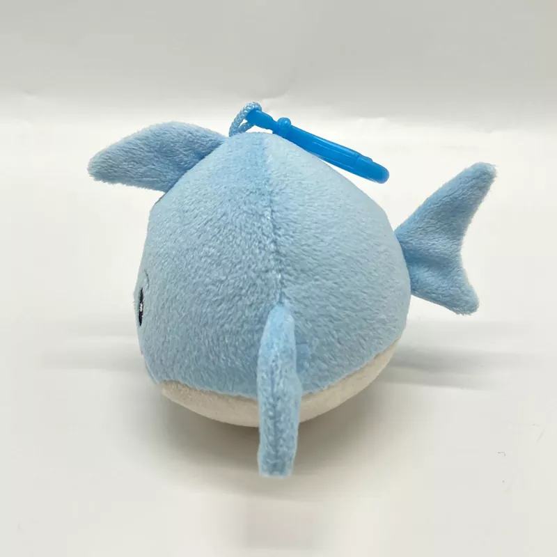 Blue Lovely Shark Plush Keychain
