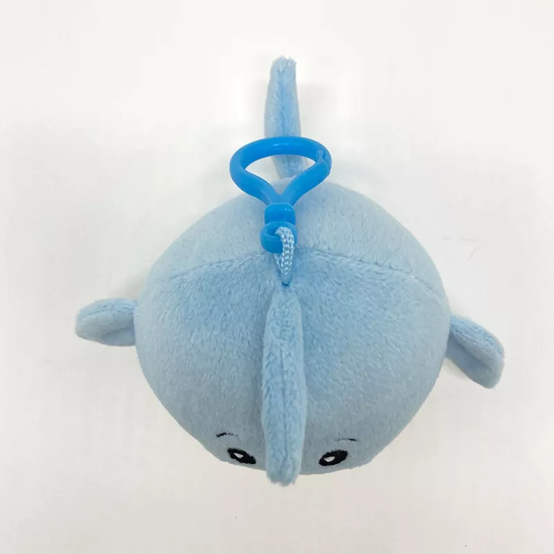 Blue Lovely Shark Plush Keychain