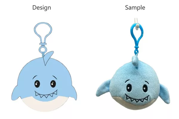 Adorable Dinosaur Plush Key Ring