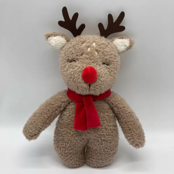 Red-Nose Reindeer Christmas Plush Toy