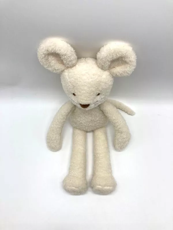 Long Legged Creamy White Rat Plush Toy