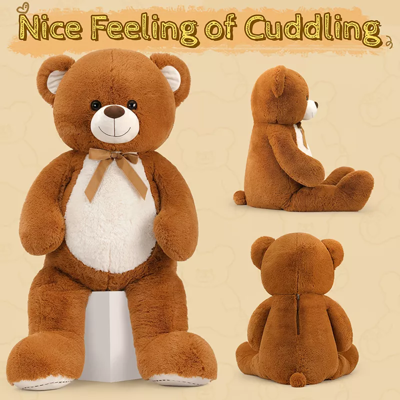 Giant Brown Teddy Bear Plush Toy