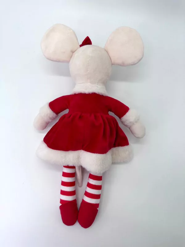 Long Legged Red Dress Mouse Christmas Plush Toy