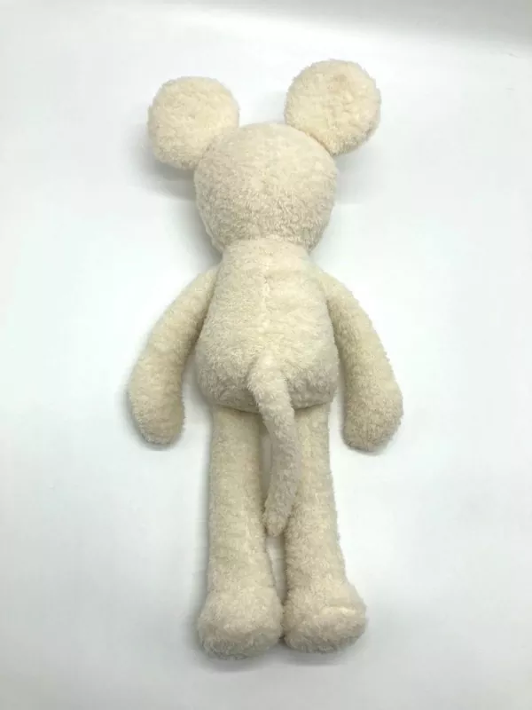 Long Legged Creamy White Rat Plush Toy