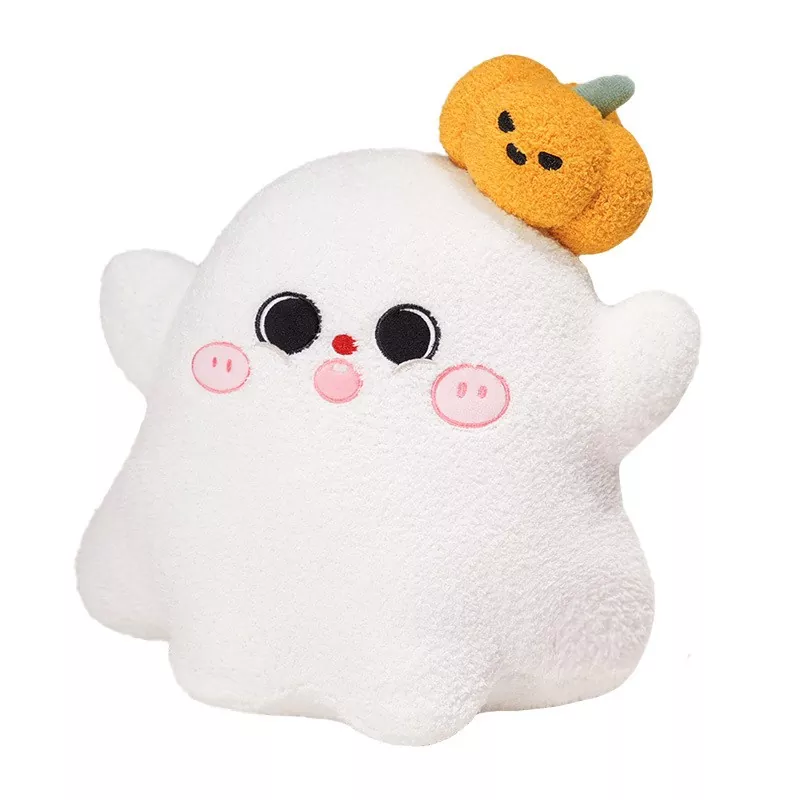 White Ghost Stretched Halloween Plush Toys