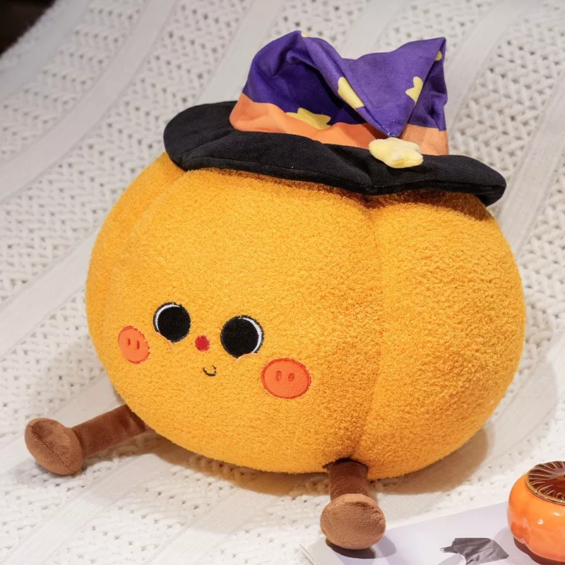 Witch Hat Pumpkin Seasonal Plush Toy