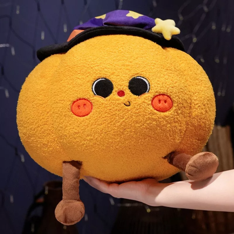 Witch Hat Pumpkin Seasonal Plush Toy