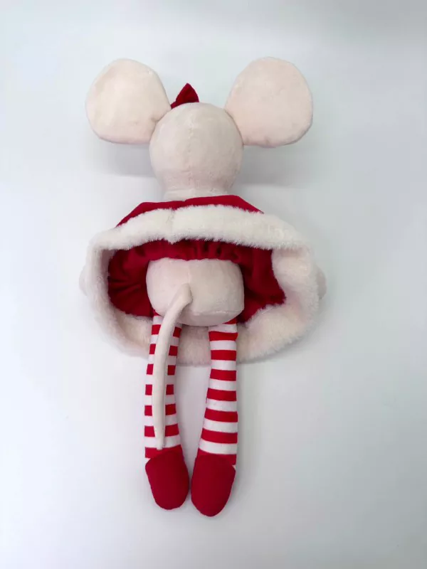 Long Legged Red Dress Mouse Christmas Plush Toy