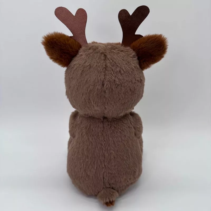 Reindeer Mommy With Baby Christmas Plush Toy