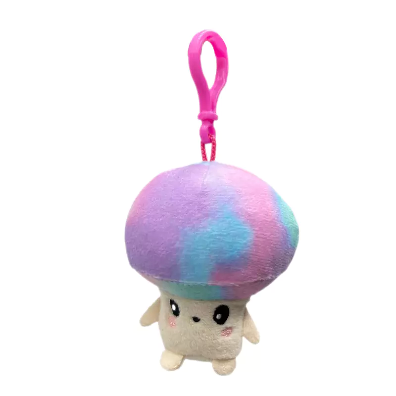 Kawaii Mushroom Plys nøglering